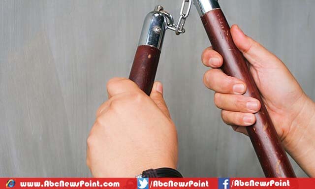 Top-10-Outrageous-Weapons-That-Are-legal-In-The-U.S-Nunchucks