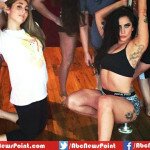 Bachelorette Bash: Lady Gaga Flexes Pole Dancing and Bare Body
