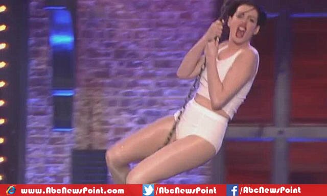 Anne Hathaway Performs on Wrecking Balls as Bad Girl Same Miley Cyrus in New Teaser of Lip Sync Battle