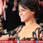 Cannes: Michelle Rodriguez Stuns In Semi Sheer Black Dress